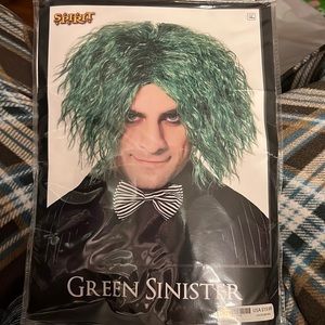 Green wig